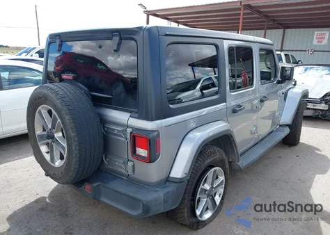 2020 Jeep Wrangler Unlimited Sahara z USA, uszkodzony, nr VIN 1C4HJXEN5LW235234